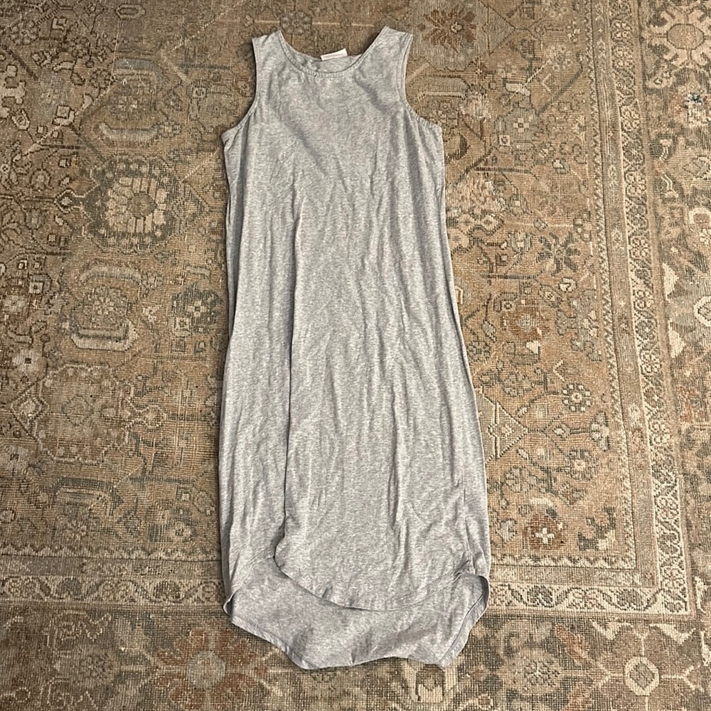 Gray, super comfy jersey dress!